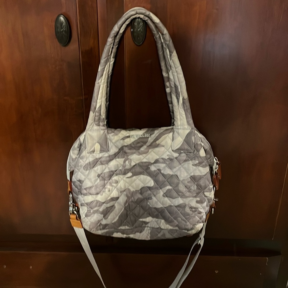 MZ Wallace Sutton Nylon Quilted Camouflage bag